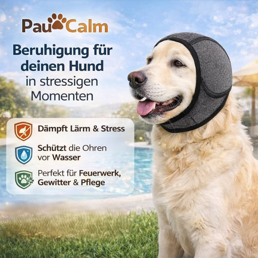 PauCalm - Der smarte Ohrenschutz für sensible Hunde